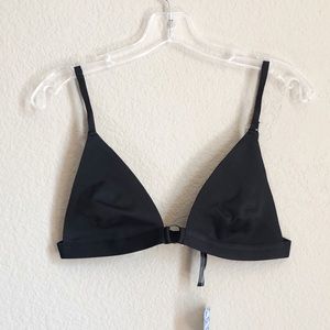 NEW Free People Oh Scuba Unlined Bralette Black M